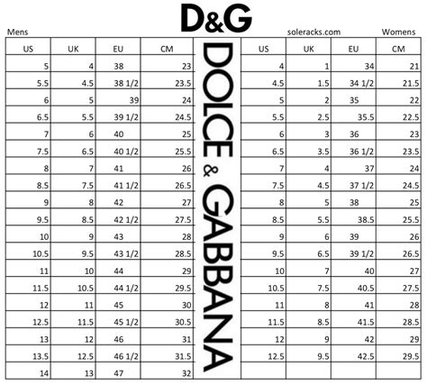 dolce gabbana shoes size chart|dolce gabbana belt size chart.